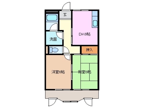 平田町駅 徒歩23分 3階の物件間取画像